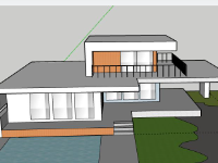 Biệt thự 2 tầng,model su biệt thự 2 tầng,biệt thự 2 tầng sketchup