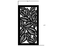 Vách ngăn CNC đẹp mắt,Vách lá CNC đẹp,File dxf Vách lá CNC đẹp