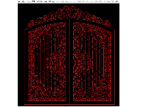 Download mẫu cnc cổng 2 cánh