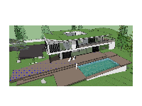 file sketchup biệt thự 2 tầng hiện đại,dựng file 3d nhà biệt thự,thiết kế biệt thự trên file su