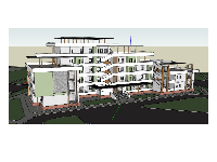 dựng chung cư 5 tầng file su,dựng file sketchup chung cư 5 tầng,model su dựng nhà chung cư hiện đại