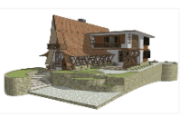 Model su biệt thự nghỉ dưỡng,Biệt thự model su,File sketchup biệt thự,Biệt thự file sketchup