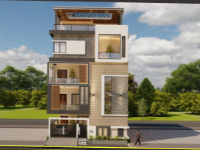 Dựng mẫu Nhà phố 5 tầng 8.5x13m file su