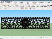Dựng Model Su + 3DMax mẫu lan can sắt