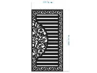 File 2d cnc cổng 2 cánh trống đồng dxf