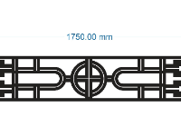 File 2d cnc hoa văn cổng đơn giản