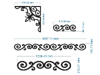 File 2d cnc hoa văn mái kính đẹp
