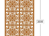 File 2d cnc vách ngăn độc đáo