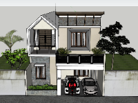 file sketchup nhà phố 2 tầng,model sketchup nhà phố 2 tầng,sketchup nhà phố 2 tầng,3d sketchup nhà phố 2 tầng