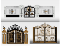 Mẫu cổng nhôm đúc,Mẫu cổng file 3D Max,File max mẫu cổng đẹp,Mẫu cổng file 3d,Mẫu cổng đẹp