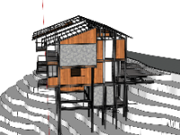 model su  nhà kết cấu thép,file 3d  nhà kết cấu thép,3d nhà kết cấu thép,sketchup nhà kết cấu thép