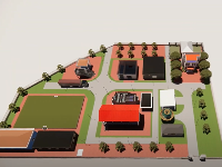 File 3d revit thiết kế trạm xử lý cấp nước đầy đủ (nhà điều hành+ nhà bảo vệ+trạm bơm cấp nước+trạm xử lý+thuyết minh tinh toán
