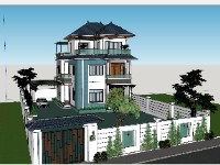 dựng su nhà phố 3 tầng,nhà phố 3 tầng file 3d,Sketchup nhà phố 3 tầng,file sketchup nhà phố 3 tầng,su nhà phố 3 tầng