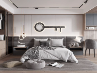 File 3d sketchup thiết kế nội thất phòng ngủ