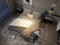 File 3D su nội thất phòng ngủ hiện đại
