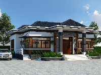 File 3dmax Biệt thự nhà vườn