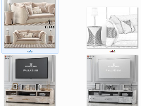 kệ ti vi,sofa,3dmax,Turri Vogue Sofa,Estetica Palladium