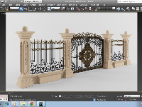 3dmax cổng CNC,mẫu 3dmax cổng,File max cổng,Mẫu cổng 3dmax,Bản vẽ 3dmax cổng