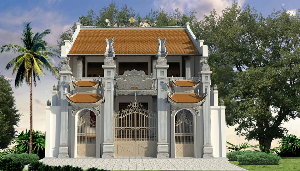 File 3Dmax Phối cảnh nhà thờ họ (3Dmax 2015)