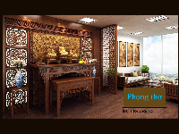 File 3dmax phòng thờ cực chất