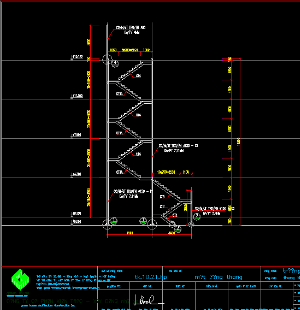 File auotcad bản vẽ thiết kế 1 thang thoát hiểm bao gồm kiến trúc + kết cấu + dự toán