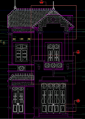 File autocad bản vẽ biệt thự đẹp kích thước 6 x 13.8 m (kiến trúc+kết cấu)