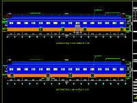 File autocad bản vẽ kiến trúc, kết cấu nhà xưởng 30x96m, cầu trục 5 tấn