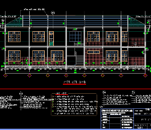 Bản vẽ kiến trúc trạm y tế,trạm y tế xã 2 tầng kích thước 7.2x26m,trạm y tế xã