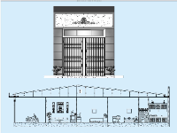 File Autocad bản vẽ thiết kế cấp phép nhà cấp 4 4.2x21m