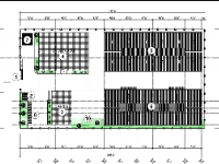 File Autocad bản vẽ thiết kế cơ sở khu nhà máy công nghiệp rộng 0.5 hecta 50x90m