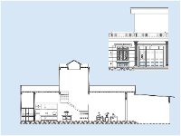 File autocad bản vẽ thiết kế nhà ở 1 tầng kết hợp bán hàng 8x20m