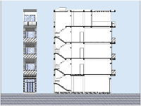 kiến trúc 5 tầng,Nhà ống 5 tầng,file cad nhà ống 5 tầng,hồ sơ thiết kế nhà ống 5 tầng