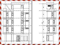 File autocad Bản vẽ thiết kế nhà phố 5 tầng lô góc 2 mặt tiền 3.09x10.4m