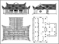 Bản vẽ nhà thờ họ,kiến trúc nhà thờ,bản vẽ nhà thờ 5 gian,thiết kế nhà thờ,nhà thờ tổ