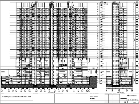 File Autocad bản vẽ tòa nhà cao tầng chung cư văn phòng 3 tầng hầm, 25 tầng nổi 35.5x120m thiết kế tường vây semi topdown