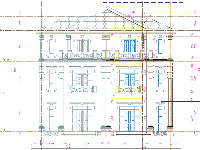 File autocad Biệt thự tân cổ điển 3 tầng kt 8x18m