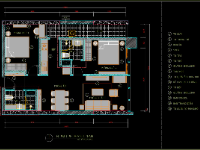File Autocad bổ kỹ thuật nội thất chung cư 2 ngủ