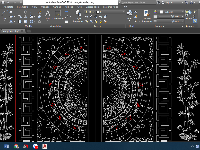 File Autocad cắt CNC Cổng trúc cực đẹp