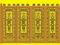 File autocad cổng cnc đơn giản cổ điển