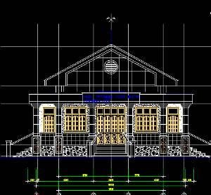 File autocad Kiến trúc hội trường biên phòng tỉnh Tây Ninh