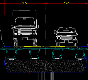 File autocad mặt cắt cầu đường bộ