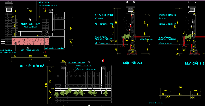 hàng rào,File cad,File Auto cad