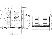 thiết kế nhà máy,Bản vẽ nhà đặt máy phát,Thiết kế nhà điện,File Cad thiết kế nhà đặt máy phát,File Autocad nhà để máy phát điện