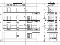 File Autocad mẫu thiết kế nhà phố 4 tầng kích thước 4x13m mặt tiền
