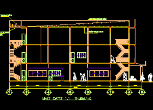 File autocad ngân hàng Sài Gòn Thương Tín