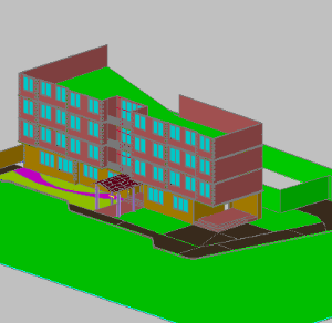 File autocad nhà 3d đẹp