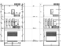 File Autocad Nhà phố 3 tầng hiện đại 5x16m