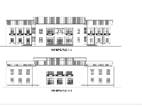 File autocad nhà văn hóa trung tâm huyện 2 tầng 15x43.1m