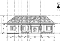 File autocad thiết kế biệt thự mái nhật nhà vườn 1 tầng 13.6x19.7m