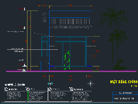 File Autocad thiết kế kiến trúc nhà cấp 4 (Kiến Trúc, Điện Nước)